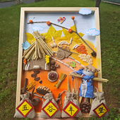 儿童立体手工成品 摆件创意美术玩具材料包学生丰收秋天