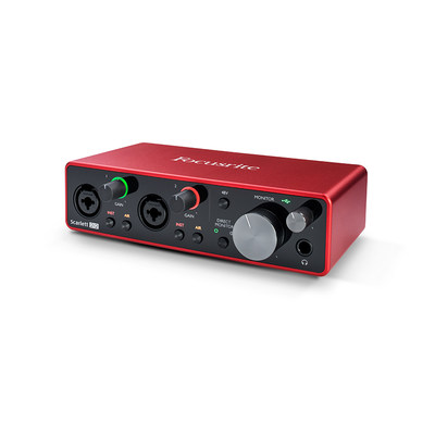 福克斯特Focusrite Scarlett 2i2 三代USB专业录音编曲电吉他声卡