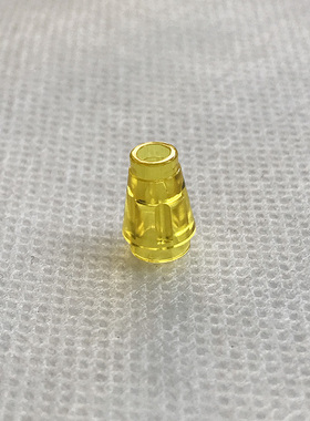 全新LEGO乐高零件 4589b 64288 1x1 圆锥 6167288 4567332 透明黄