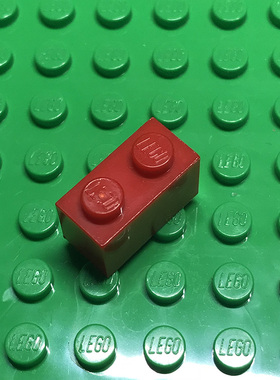 全新乐高LEGO正品零件配件MOC 3004 1x2 基础砖 300421 红色