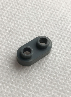 全新乐高LEGO正品零件MOC 35480 1x2 圆角特殊板 6221607 深灰色
