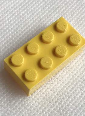 全新乐高LEGO正品零件配件MOC 3001 2x4 基础砖 300124 黄色