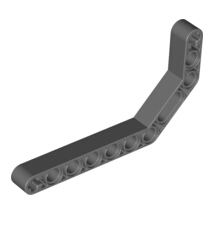 全新乐高LEGO 32009 3x7 带轴栓孔双弯臂 4210668 6271155 深灰色