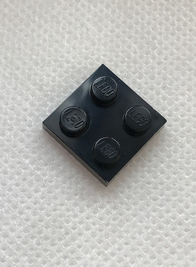 全新LEGO乐高正品零件配件MOC 3022 2x2 基础板 302226 黑色