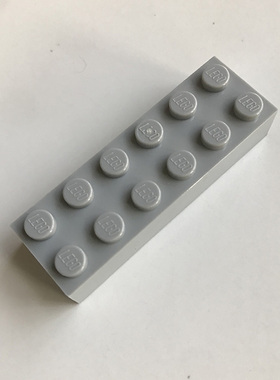 全新LEGO乐高正品零件配件MOC 44237 2x6 基础砖 4211795 浅灰色