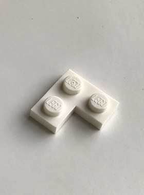 全新乐高LEGO正品零件配件MOC 2420 2x2 转角板 242001 白色