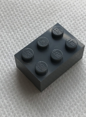 全新乐高LEGO正品零件配件MOC 3002 2x3 基础砖 4211105 深灰色