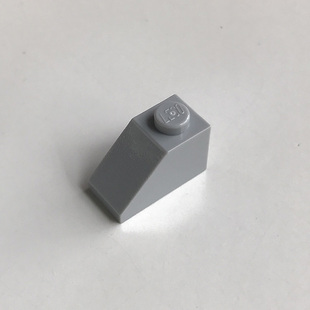 零件MOC 4211614 3040 45°斜坡面砖 浅灰色 2x1 全新乐高LEGO正品
