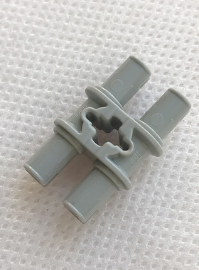 乐高LEGO 32138 65098 两侧双栓带十字孔 4211888 6315900 浅灰色