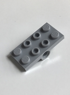 全新LEGO乐高正品零配件 26599 2x4 底部带双孔板 6176242 浅灰色