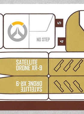 全新乐高LEGO正品贴纸 75970 守望 猎空对战黑百合 49105 6252090
