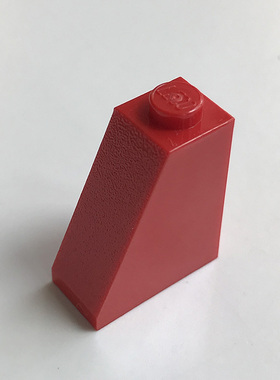 全新LEGO乐高正品零配件MOC 60481 1x2x2 斜坡面砖 4515371 红色
