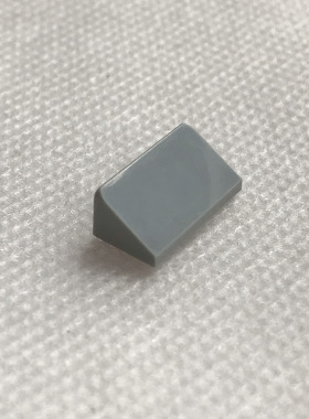 全新LEGO正品乐高零配件 85984 1x2x2/3 斜面砖 4568637 浅灰色