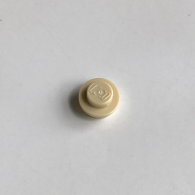 全新LEGO乐高正品零件配件MOC 4073 6141 1x1小圆板 4161734 米色