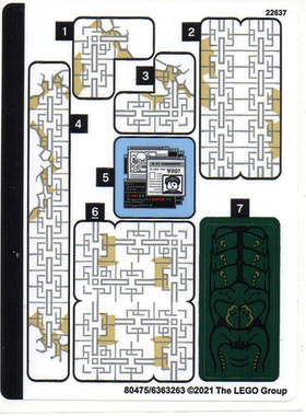 全新乐高LEGO正品贴纸 76185 蜘蛛侠至圣所大战 80475 6363263
