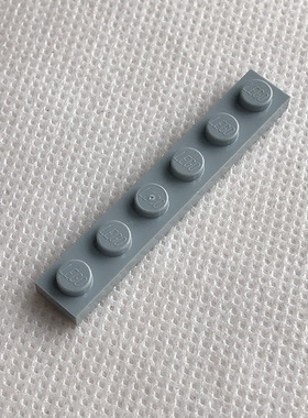 全新LEGO乐高正品配件零件MOC 3666 1x6 基础板 4211438 浅灰色