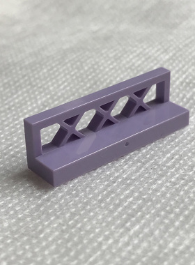 全新乐高LEGO正品零配件 3633 1x4x1 栅栏 围栏 6070503 浅紫色
