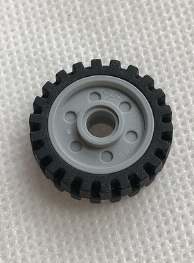 LEGO乐高 13971 18x8mm 轮毂 6044729 61254 24x7mm 轮胎 4541455