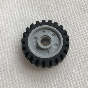 LEGO乐高 13971 18x8mm 轮毂 6044729 61254 24x7mm 轮胎 4541455