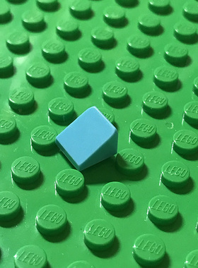 全新乐高LEGO零件 54200 50746 1x1x2/3 斜面砖 4619520 中湖蓝色