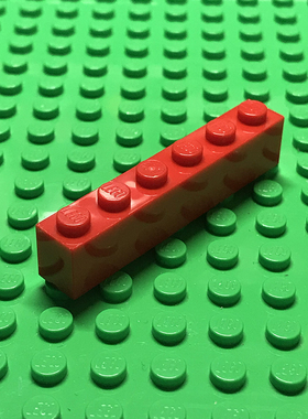 全新LEGO乐高正品零件配件MOC 3009 1x6 基础砖 300921 红色