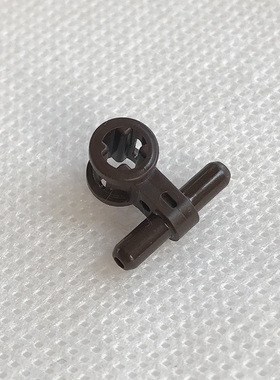 全新LEGO乐高 99021 2通压缩空气轴 气动连接件 6167942 深棕色