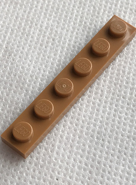 全新LEGO乐高正品零件配件MOC 3666 1x6 基础板 6295464 中肉色