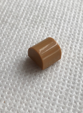 全新LEGO乐高正品零件MOC 49307 1x1 光面弧形砖 6296061 中肉色