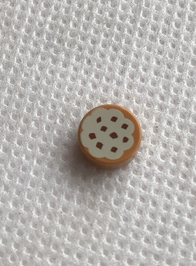 全新乐高LEGO 98138pb014 1x1 光板 饼干 6055384 6287854 中肉色