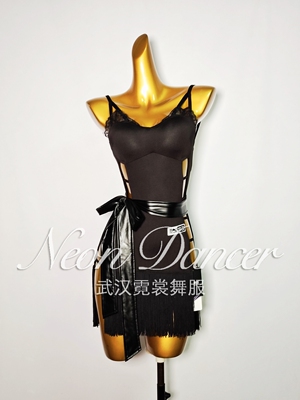 neondancer新款拉丁舞连衣裙