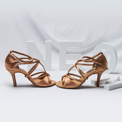 neon双扣进口国标拉丁舞鞋