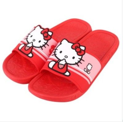 包邮HELLO KITTY成人夏季女鞋居家凉拖鞋PVC防滑拖鞋室内厚底鞋