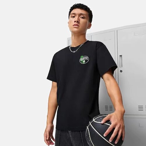 李宁韦德反伍特价男女同款夏短袖T恤情侣圆领常规款文化衫