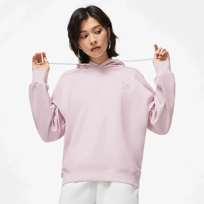 李宁女子帽衫时装周走秀款反伍迪斯尼联名潮流时尚训练连帽卫衣 2