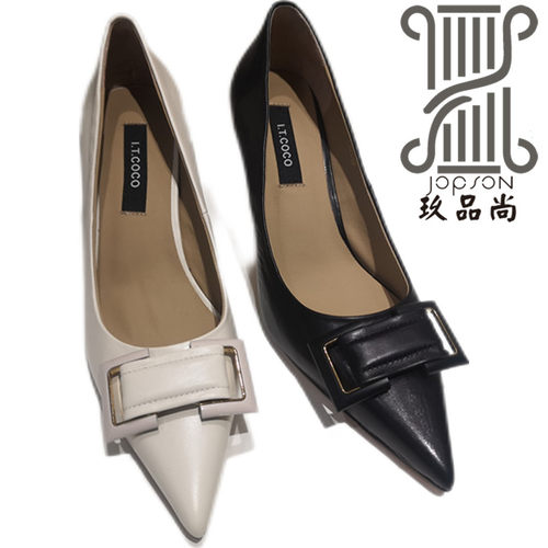 细跟高跟牛皮女鞋I.T.COCO女单鞋
