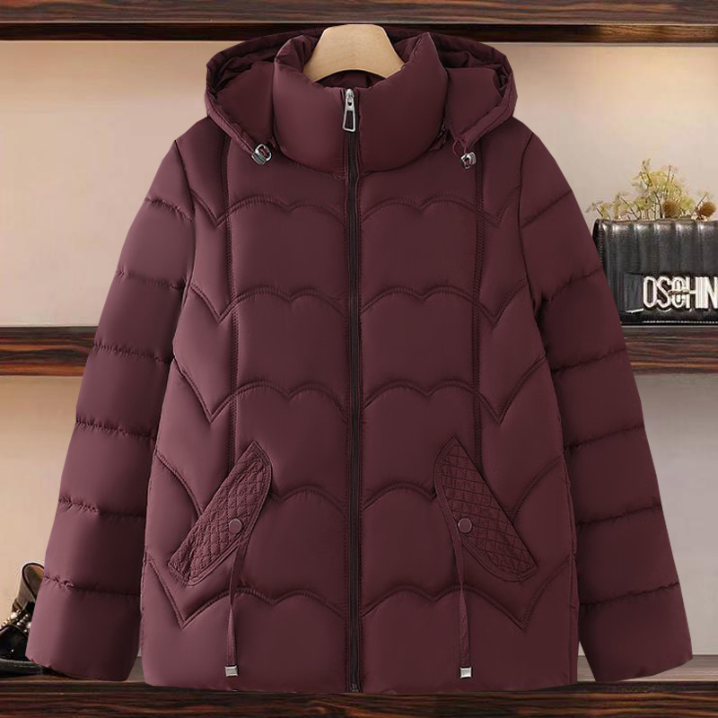 时尚丝绵加厚棉衣冬装休闲棉袄女