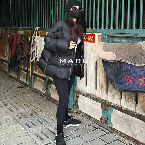 超轻羽绒服女保暖休闲棒球领外套