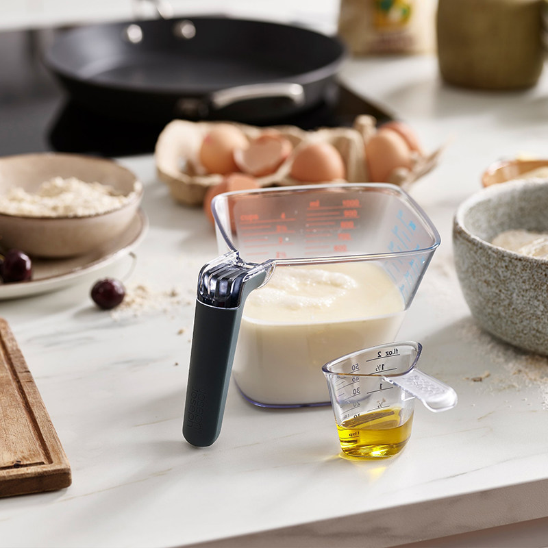 英国Joseph大容量塑料计量杯烘培透明刻度杯家用奶茶打蛋毫升盎司