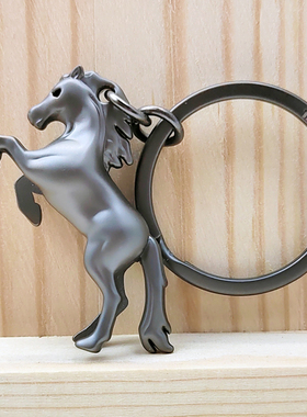 德国TROIKA拓意卡生肖马挂件小马吊坠汽车钥匙扣包包挂黑马王子