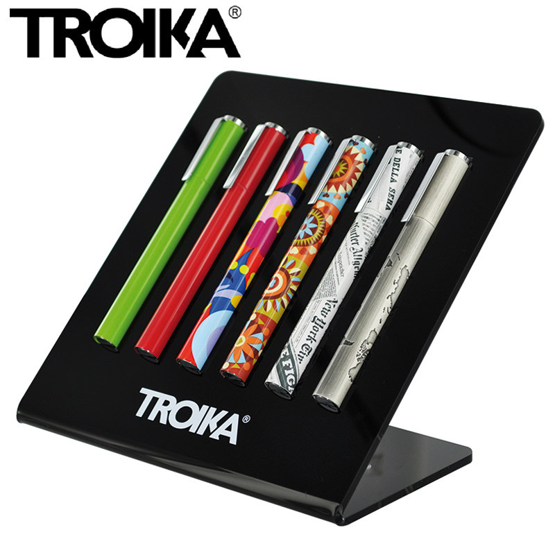 进口德国troika高档商务金属笔杆签字笔  中性签名笔 男女士礼品