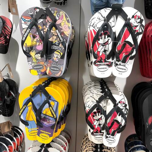 巴西哈瓦那人字拖男士印花logo