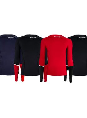 BESUTO北斯途运动薄绒中厚紧身速干长袖T恤保暖打底衫手表指男女