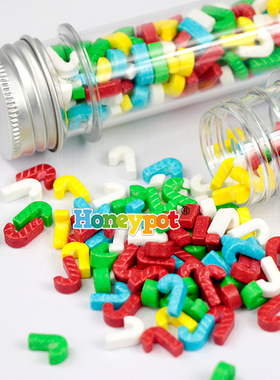 Candy Cane Sprinkles超迷你拐杖糖圣诞节蛋糕烘焙装饰糖果彩虹色