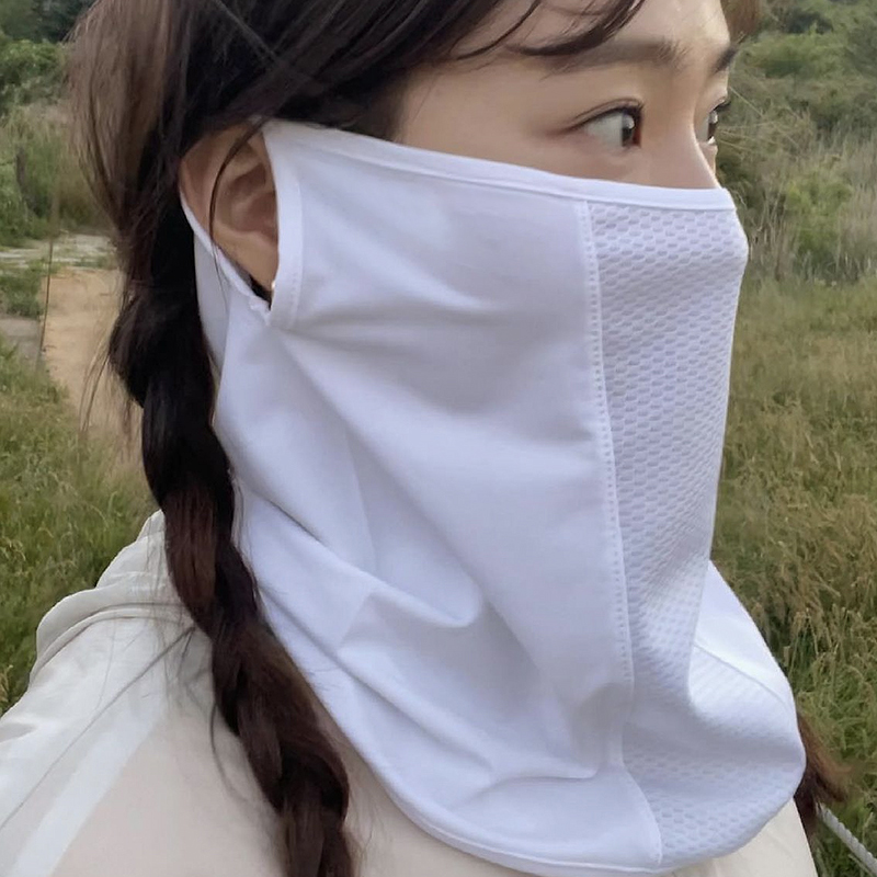 户外拼接透气防晒面罩运动高尔夫