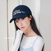 miss dog 美式 春夏显脸小鸭舌帽女 feytiy 复古刺绣棒球帽子