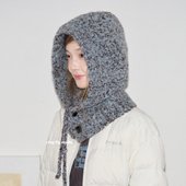 柔软时髦巴拉克拉法帽 feytiy 轮廓定型 秋冬保暖针织护耳帽围脖