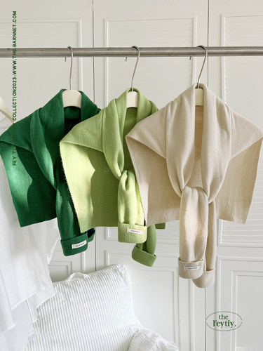 韩国小众袖子披肩纯色外搭坎肩