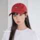时髦韩女百搭软顶显脸小刺绣棒球帽鸭舌帽男 型 feytiy 水洗定制版