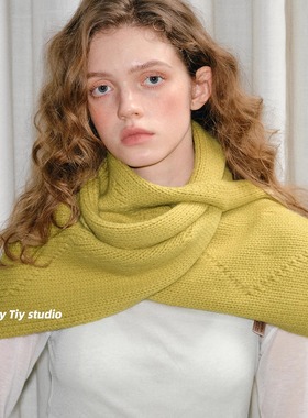 feytiy 100%澳洲羊毛 纽扣围巾脖套披肩两用冬季新款保暖百搭送礼