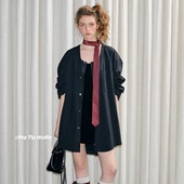 细窄飘带装 时髦复古男友风波点手打领带千禧个性 饰女 定制 feytiy